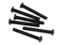 Button Head Screw, M5X40mm, Hex Socket, (6pcs)