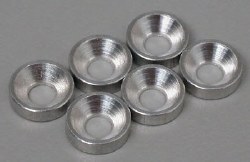 6075 Aluminum Concave Washer 3M/4-40 (6)