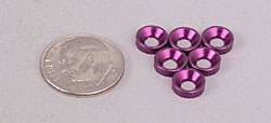 72063 Aluminum Cone Washers Purple (6)