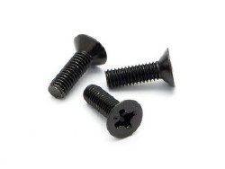 Flat Head Screw, M3X10mm, (6pcs)