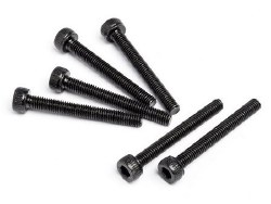 Cap Head Screw, M3X25mm, Hex Socket, (6pcs)