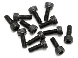 Cap Head Screw, M3X8mm, Hex Socket, (12pcs)