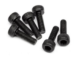 Cap Head Screw, M3X10mm, Hex Socket, (6pcs)