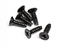 TP Flat Head Screw, M3X10mm, (6pcs)