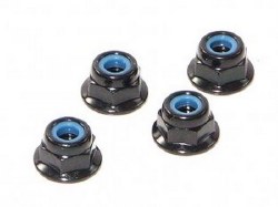 Flanged Lock Nut, M4, (4pcs)