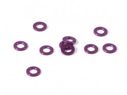 Aluminium Washer, 3X6X.75mm, Purple, (10pcs)