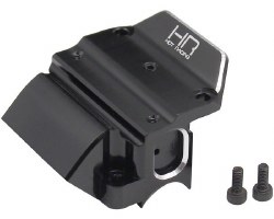 Arrma 6S Aluminum Gearbox Case Bulkhead Cover (Black)