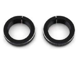 Arrma 6S Aluminum Shock Collar Clamp (Black) (2)