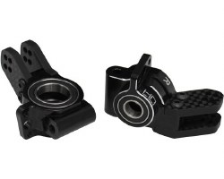 Arrma 6S Aluminum Rear Hubs w/Heavy Duty Bearings (Black) (2)