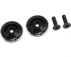Aluminum Large Wing Buttons (Black) (2)