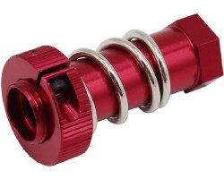 Arrma 1/8 Servo Saver Tube w/Clamping Nut Set (Red)