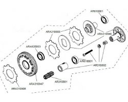 Arrma 4x4 Aluminum OT Slipper Clutch Pad