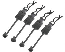 1/8 Body Clip Retainers (Black) (4)