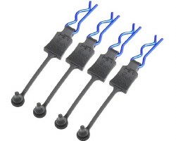 1/8 Body Clip Retainers (Blue) (4)