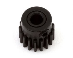 Hot Racing Mod 0.5 Hard Blackened Steel Pinion Gear (3.17mm Bore) (17T)