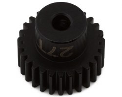 Hot Racing 48P Hardened Steel Pinion Gear (1/8 Bore) (27T)