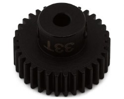 Hot Racing 48P Hardened Steel Pinion Gear (1/8 Bore) (33T)