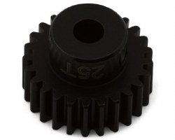 Hot Racing Mod 0.5 Hard Blackened Steel Pinion Gear (3.17mm Bore) (25T)