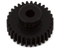 Hot Racing Mod 0.5 Hard Blackened Steel Pinion Gear (3.17mm Bore) (31T)
