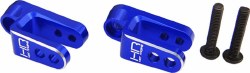 Traxxas Revo Aluminum Double-Shear Steering Servo Horn Arm (Blue) (2)