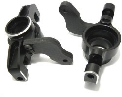 Alum Steering Knuckle w/ Graphite Arm, for Losi 5ive -T & Mini WRC