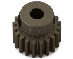 Hot Racing 48P Hard Anodized Aluminum Pinion Gear (1/8" Bore) (20T)
