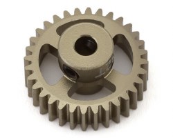 Hot Racing 48P Hard Anodized Aluminum Pinion Gear (1/8" Bore) (32T)