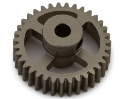 Hot Racing 48P Hard Anodized Aluminum Pinion Gear (1/8" Bore) (35T)