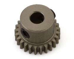 Hot Racing 64P Hard Anodized Aluminum Pinion Gear (1/8" Bore) (25T)