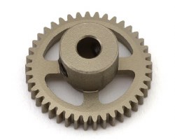 "Hot Racing 64P Hard Anodized Aluminum Pinion Gear (1/8"" Bore) (41T)"