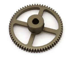 "Hot Racing 64P Hard Anodized Aluminum Pinion Gear (1/8"" Bore) (64T)"
