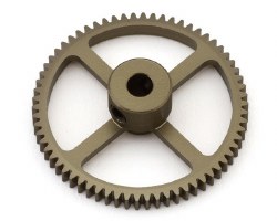 "Hot Racing 64P Hard Anodized Aluminum Pinion Gear (1/8"" Bore) (66T)"