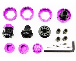 Savage Flux 17mm Warlock Hex Set w/Serrated Nuts