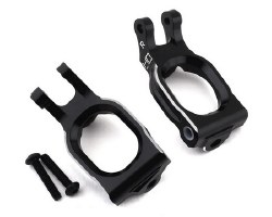 Losi Rock Rey Aluminum Front C Hubs (Black)