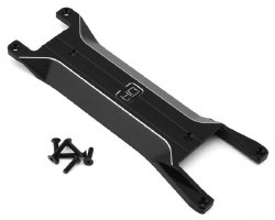 Hot Racing Aluminum Lower Chassis Cover Plate for Traxxas� Mini Maxx� (Black)