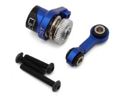 Hot Racing Aluminum Servo Saver for Traxxas� Mini Maxx� (Blue) (25T)