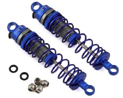 Losi Mini-T 2.0 Aluminum Rear Threaded Shock Set (Blue) (2)