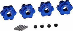 Traxxas Maxx Aluminum 17mm Splined Hubs (Blue)