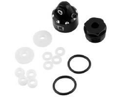 Traxxas Maxx Aluminum Bleeder Shock Caps (Black) (2)