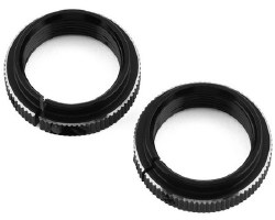 Traxxas Maxx Aluminum Clamping Shock Collars (Black) (2)