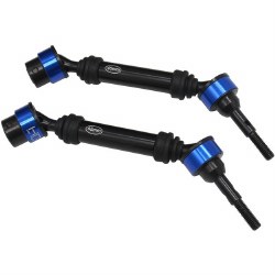 Traxxas Maxx Metal CV Splined Drive Shaft (Blue) (2)