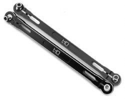 Hot Racing Aluminum Steering Toe Links for Wide Maxx (Black) (2)