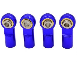 Blue Push Rod Ends, for Traxxas Revo, 7075 Alum (4pcs)