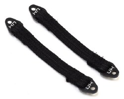 80mm Suspension Travel Limit Straps (2) (Black)