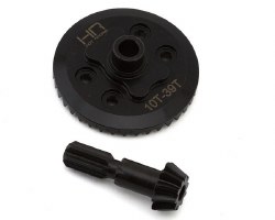 Hot Racing Steel Helical Differential Ring & Pinion Gear for Traxxas� Mini Maxx�