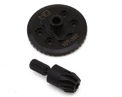 Hot Racing Steel Helical Differential Ring & Pinion Gear for Traxxas Mini Maxx
