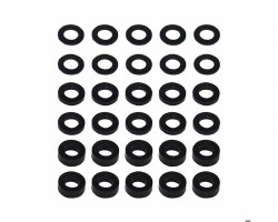 Ballstud Washers 5.5x3.0mm (30) Black