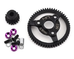 Traxxas 32P Steel Pinion & Spur Gear Set (Purple) (18T/56T)