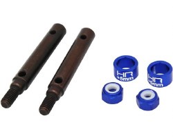 +5mm S2 Spring Steel Portal Drive Stub Axles, for Traxxas TRX-4