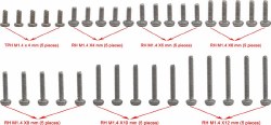 Axial SCX24 M1.4 Screw Set (35)